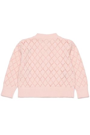 Openwork cardigan with floral embroidery MARNI KIDS | M01648M00X70M351